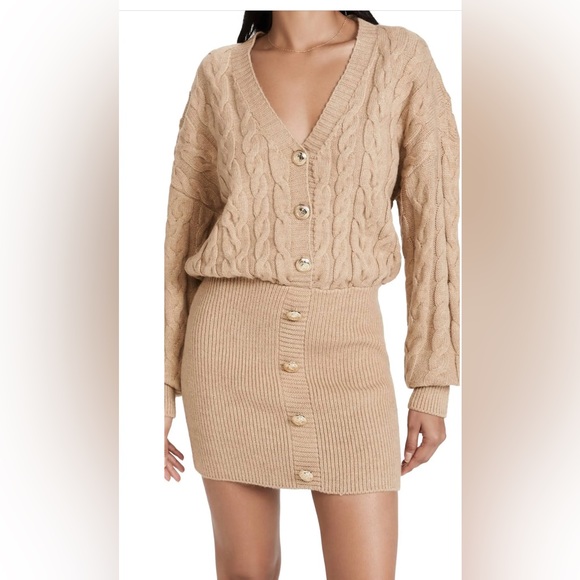 Retrofete Tala sweater dress in tan size XS - Picture 2 of 7